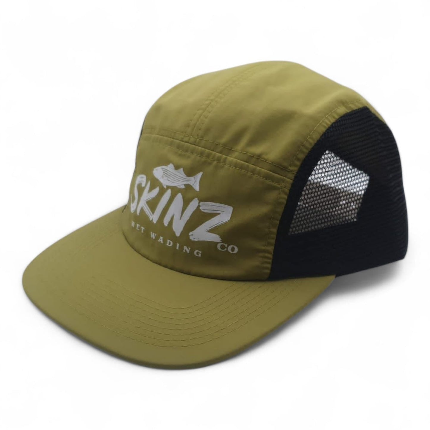 Backcountry Skinz - Vented 5 Panel Striper Bass Snapback - Upavon Fly Fishing