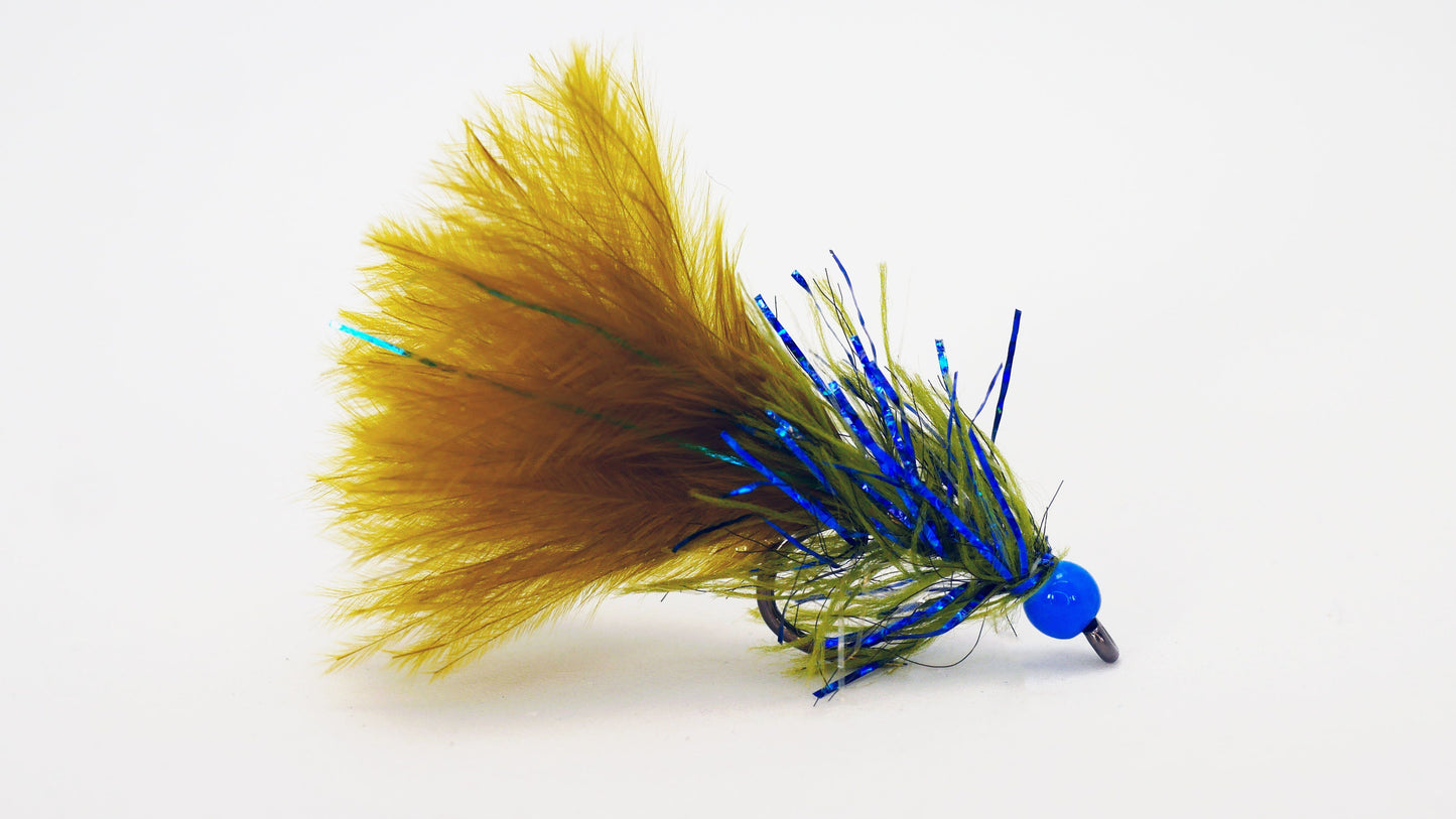 Straggle Lure Blue Flash Damsel - Upavon Fly Fishing