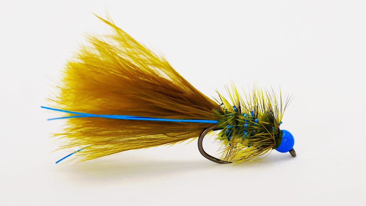 Woolly Bugger Blue Flash - Upavon Fly Fishing