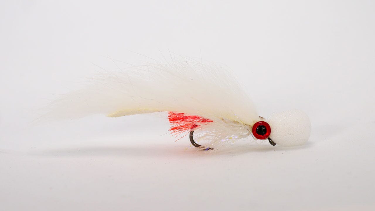 Popper Fry UV White - Upavon Fly Fishing