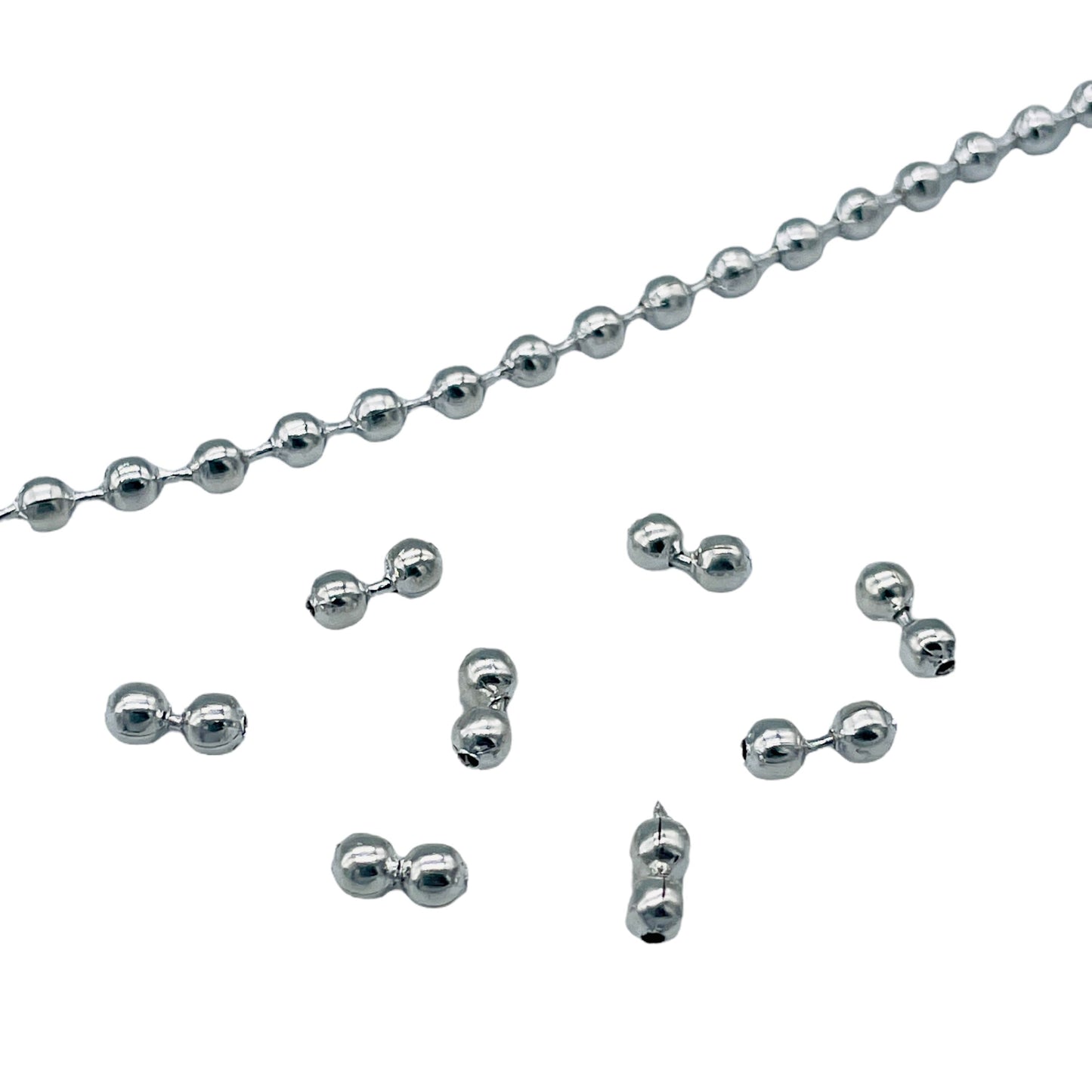 Upavon Metallic Bead Chain Eyes - Upavon Fly Fishing