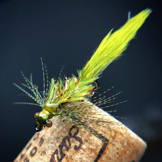Upavon Copper Flash Damsel Straggle Hackle - Upavon Fly Fishing