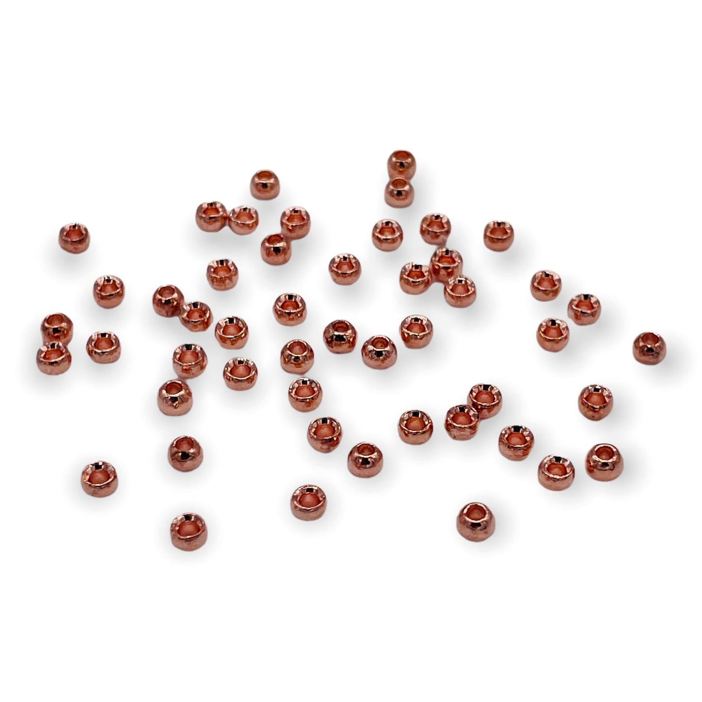 Upavon Countersunk Metallic Tungsten Beads - Upavon Fly Fishing