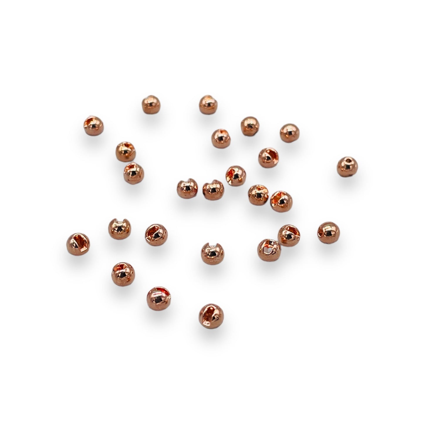 Upavon Slotted Metallic Tungsten Beads - Upavon Fly Fishing