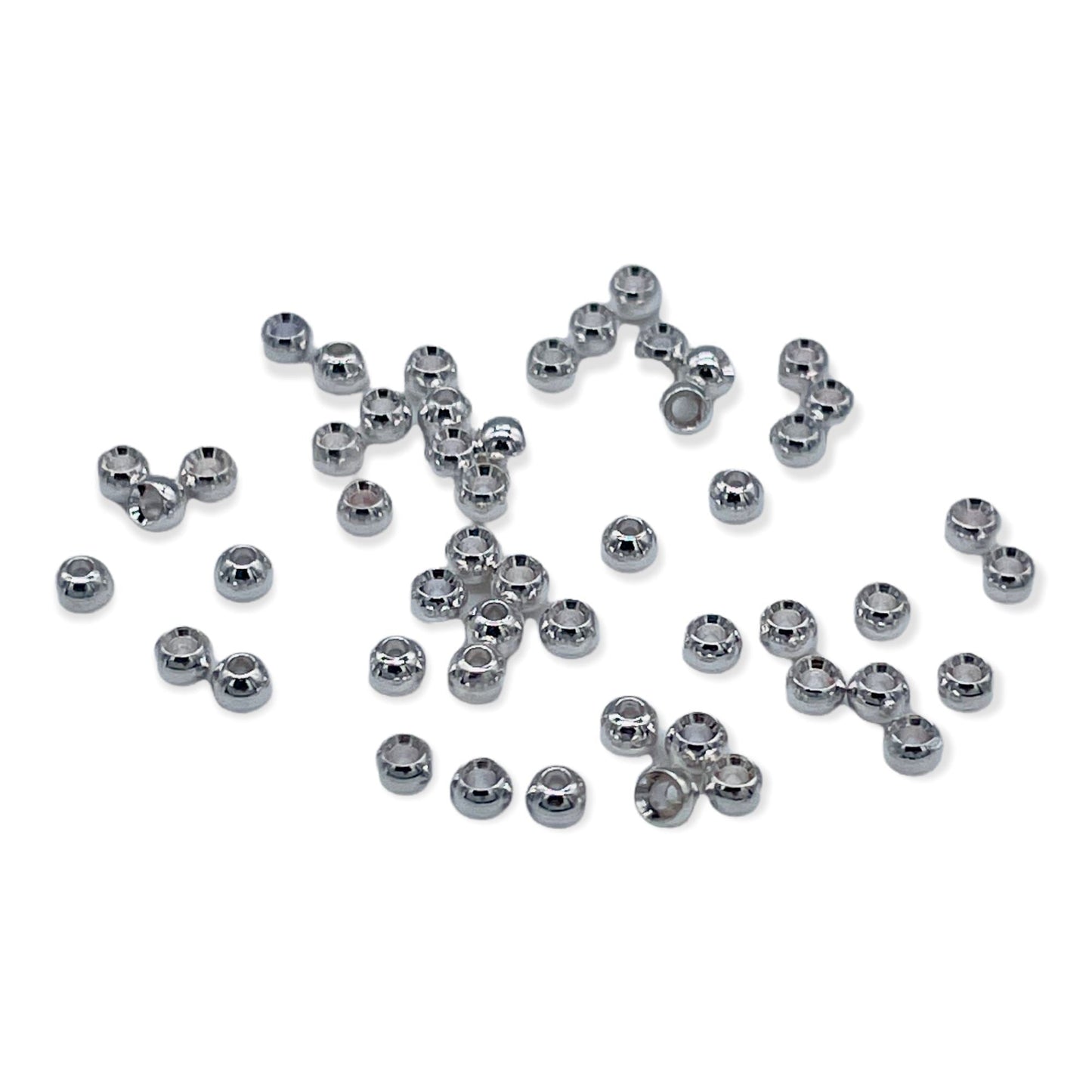 Upavon Countersunk Metallic Brass Beads - Upavon Fly Fishing