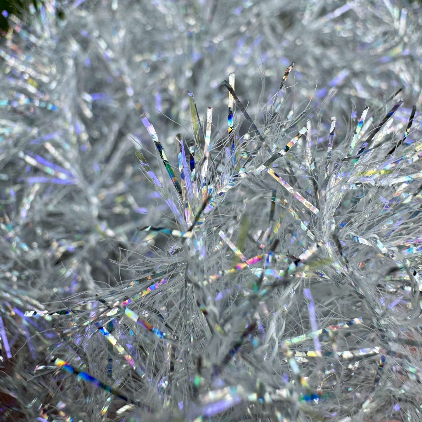 Upavon UV Boosted Holographic Straggle Hackle - Upavon Fly Fishing