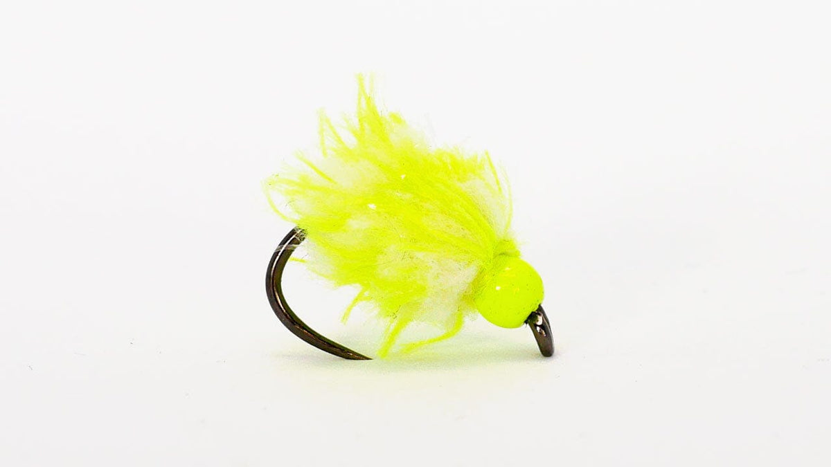 UPAVON FLY FISHING - Atomic Egg Photon Yellow Weighted - Upavon Fly Fishing
