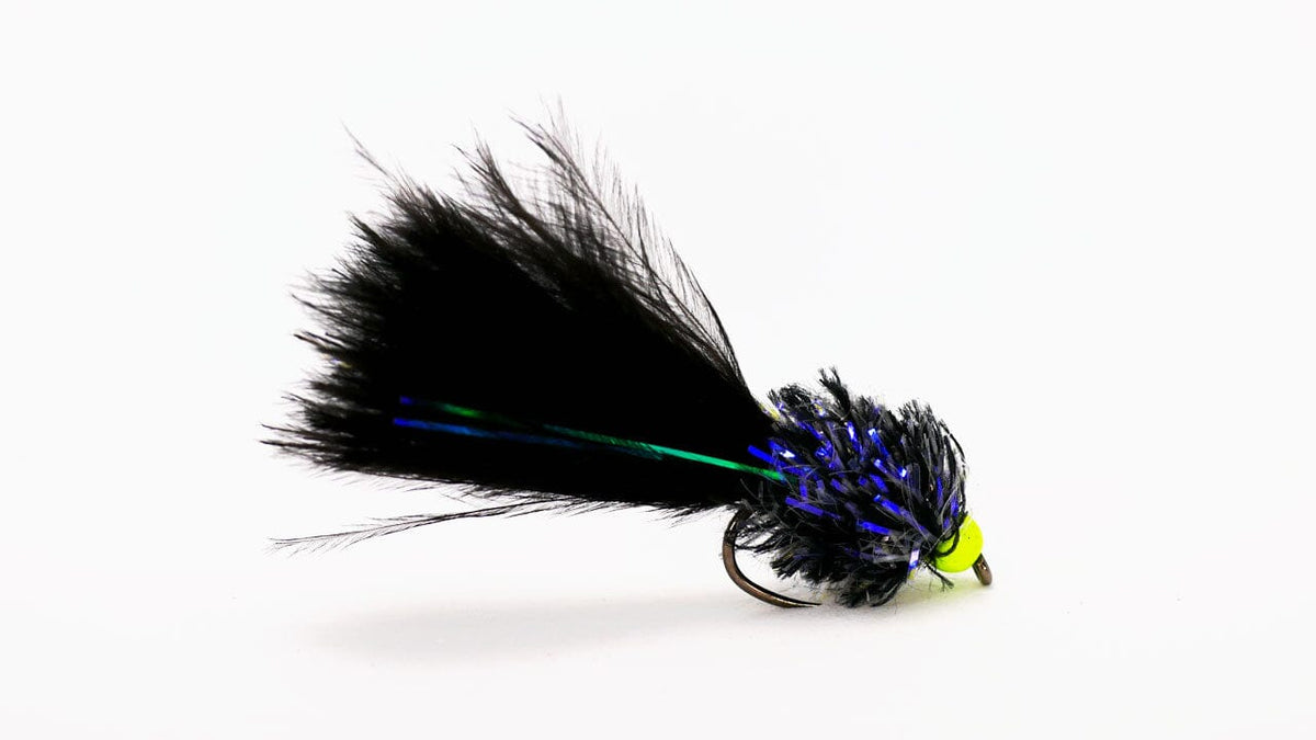 UPAVON FLY FISHING - Farmoor Tadpole UV Black - Upavon Fly Fishing
