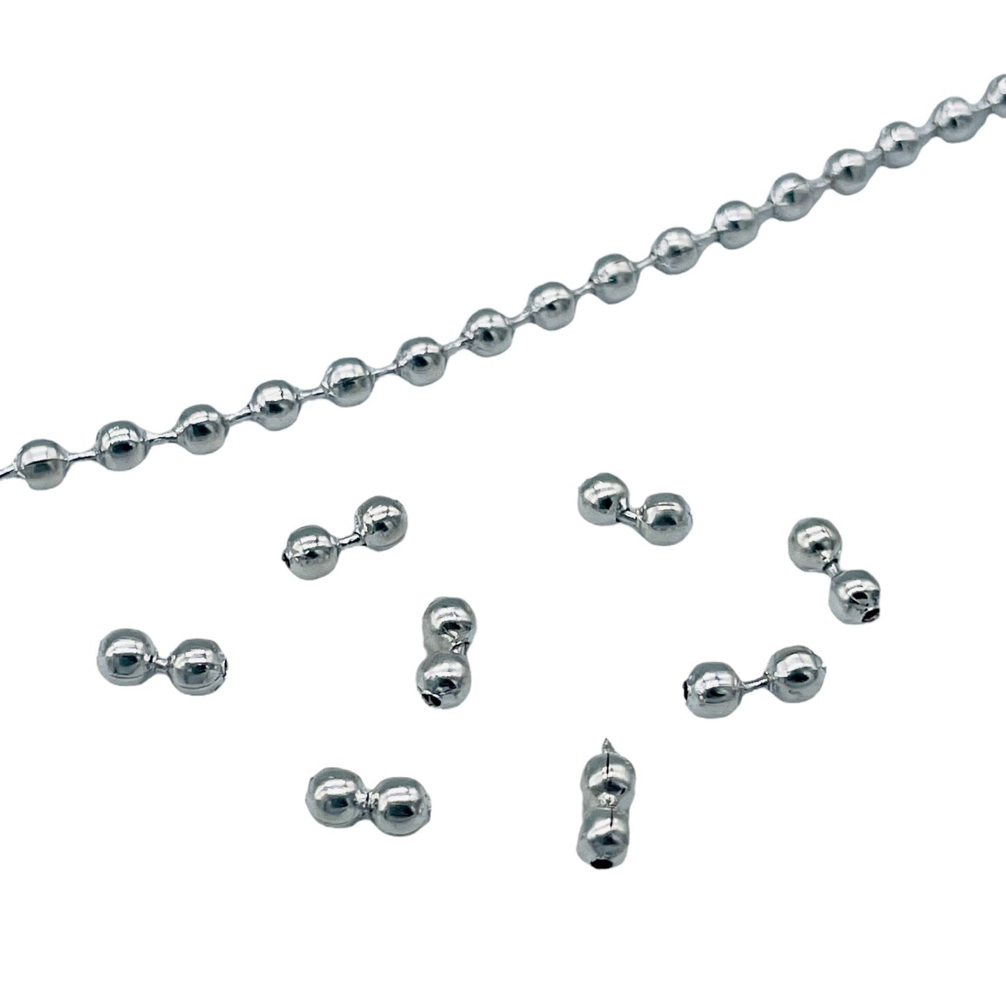 UPAVON FLY FISHING - Upavon Metallic Bead Chain Eyes - Upavon Fly Fishing