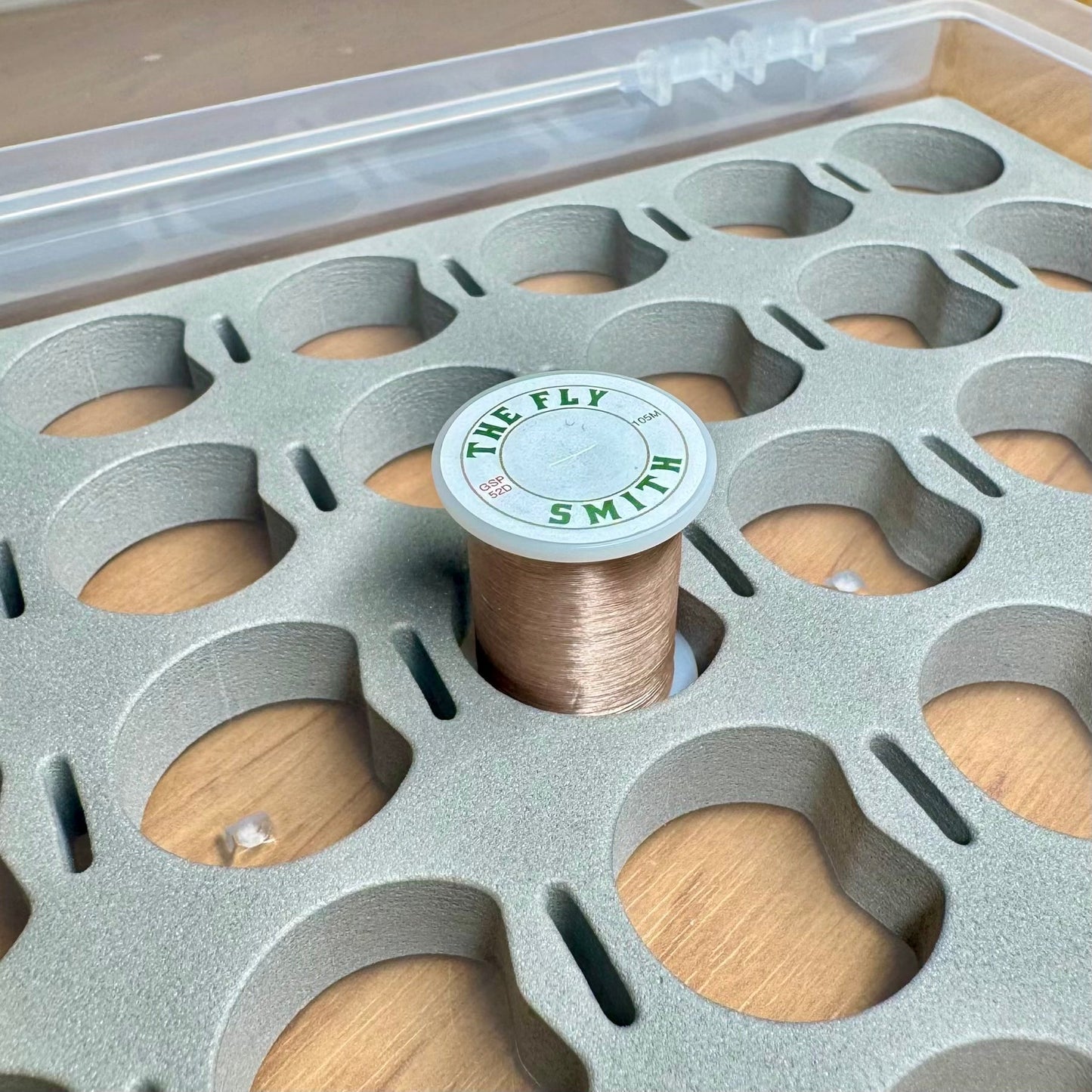 UPAVON FLY FISHING - Upavon Thread Spool Storage Box - Upavon Fly Fishing