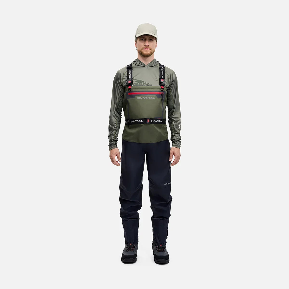 Finntrail Wademan Khaki Stockingfoot Waders – product image 3