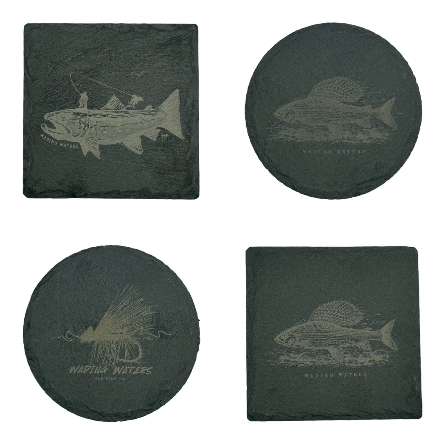 Wading Waters Signature Range Slate Coasters