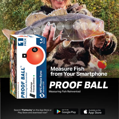 Fishtechy Proof Ball: Measure, Weigh & Document Fish from Your Smartphone