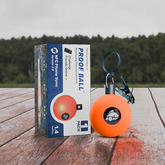 Fishtechy Proof Ball: Measure, Weigh & Document Fish from Your Smartphone