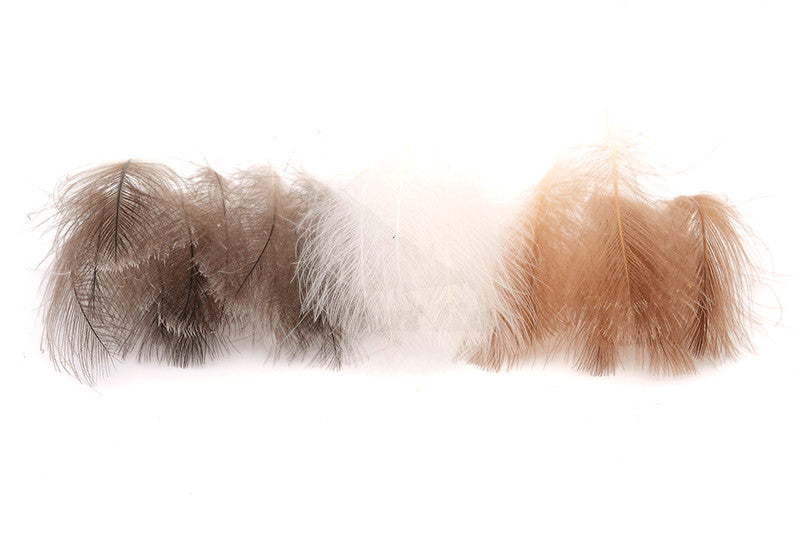 Troutline Premium CDC Feathers Natural Colour Pack - Upavon Fly Fishing