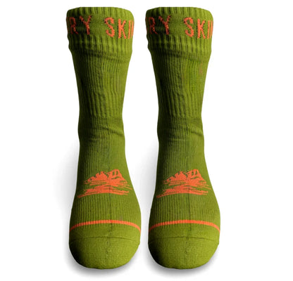 Backcountry Skinz Waterproof Mid Length Socks - Green