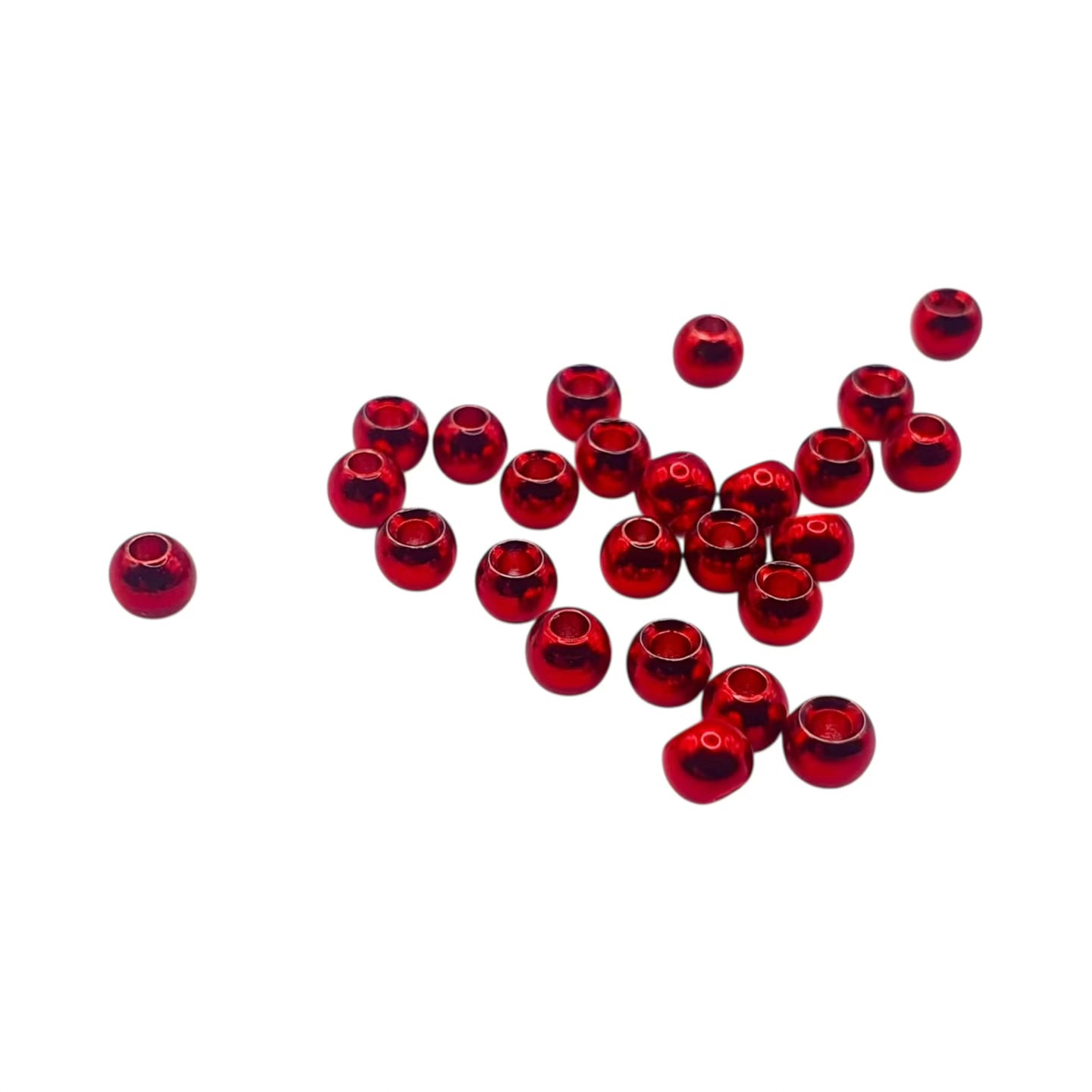 Upavon Countersunk Metallic Brass Beads - Upavon Fly Fishing