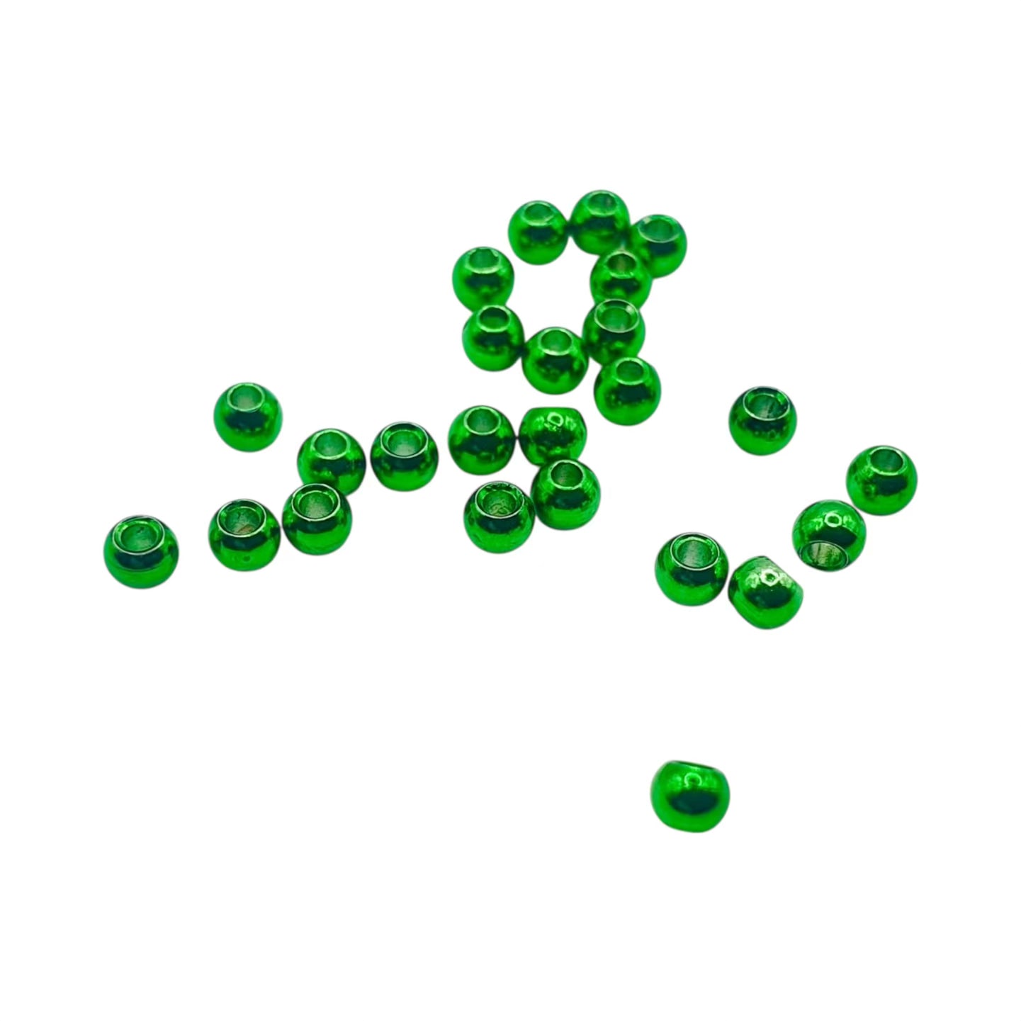 Upavon Countersunk Metallic Brass Beads - Upavon Fly Fishing