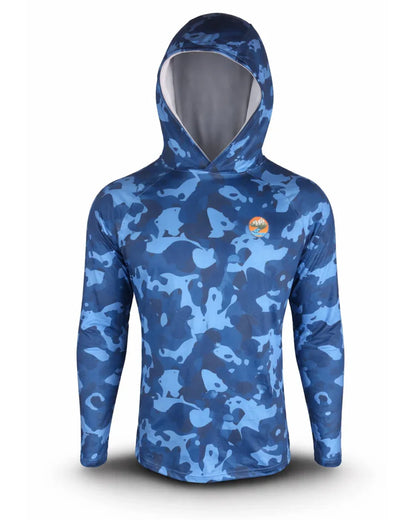 Backcountry Skinz SolarFlexz UVPro Hoody - Blue Surge Camo