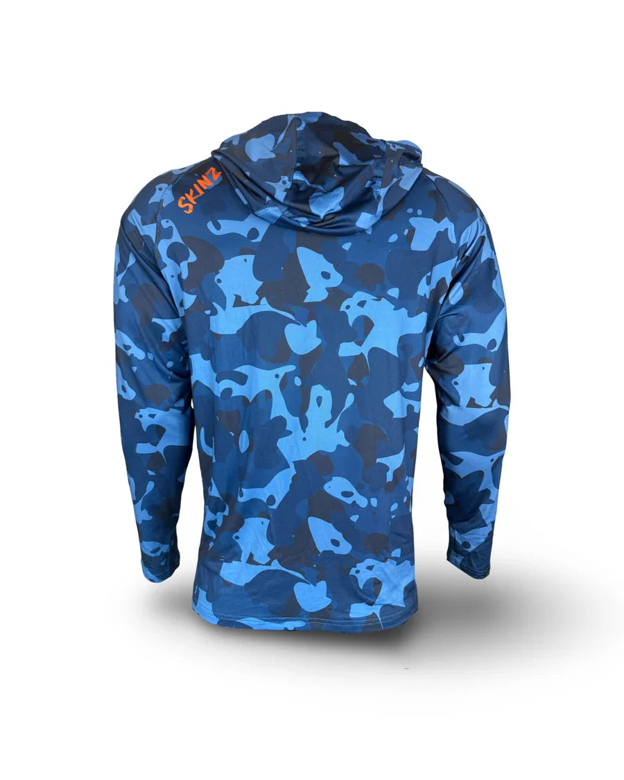 Backcountry Skinz SolarFlexz UVPro Hoody - Blue Surge Camo