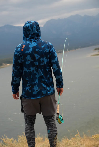 Backcountry Skinz SolarFlexz UVPro Hoody - Blue Surge Camo