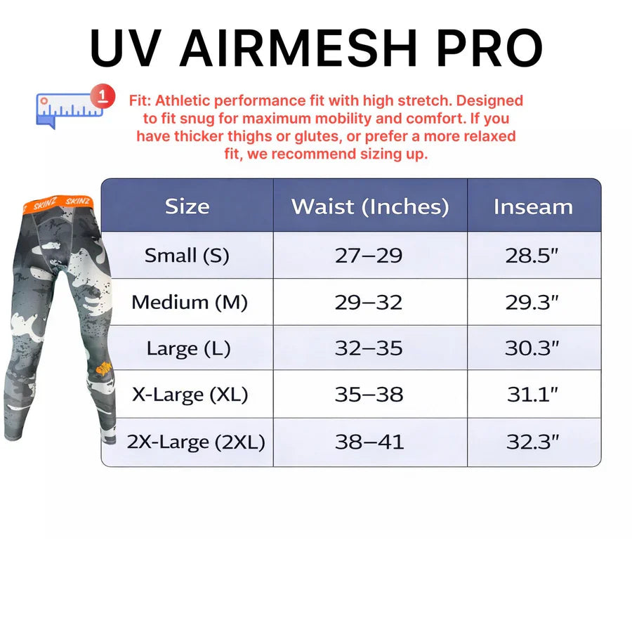 BackCountry Skinz - SolarFlexz UV Airmesh Pro Compression Pants