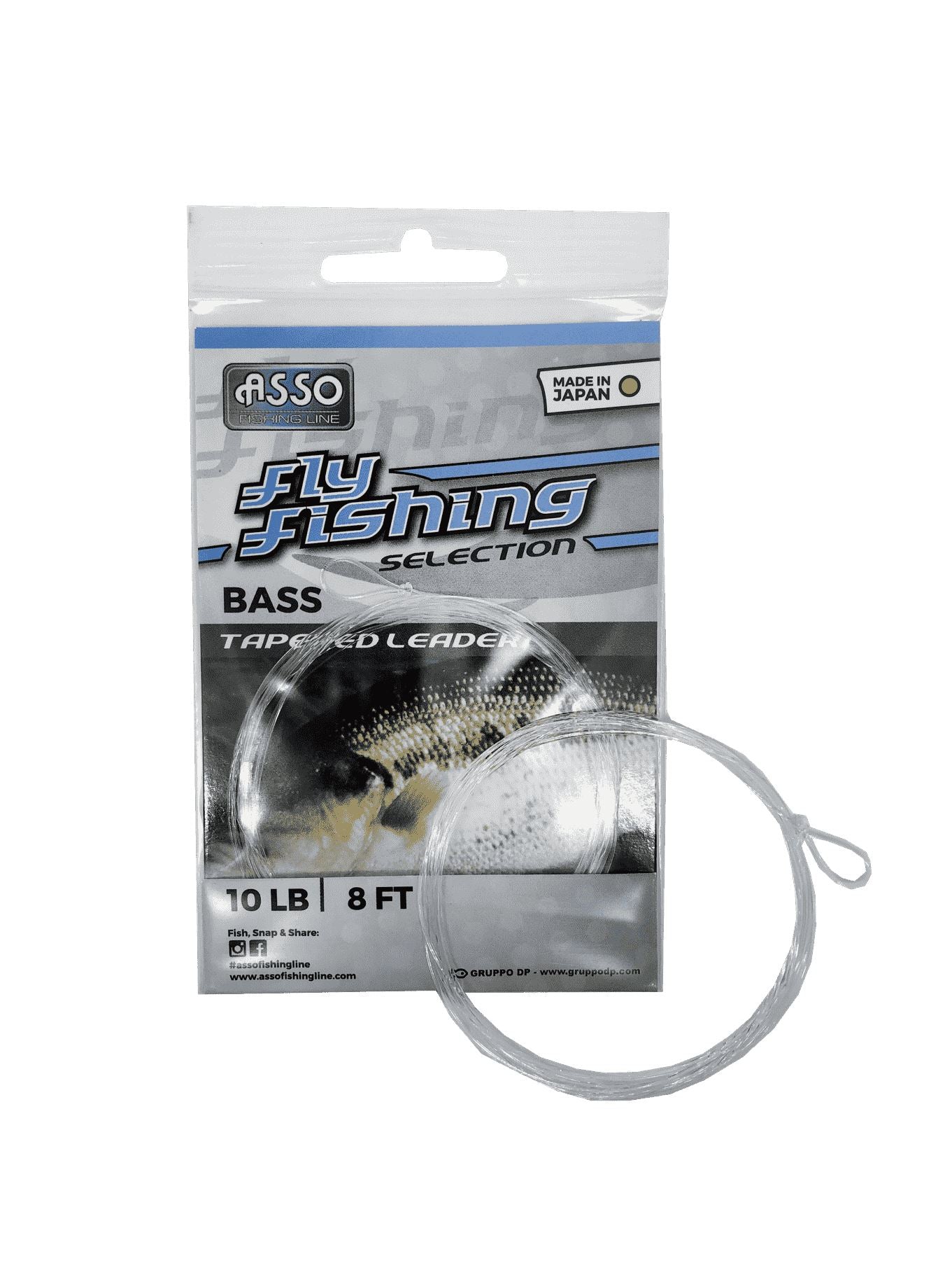 ASSO Bass Tapered Leader - Upavon Fly Fishing
