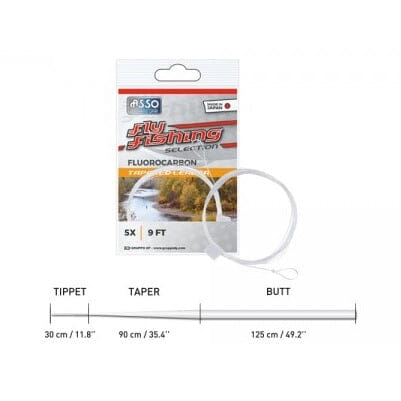 ASSO Fluorocarbon Tapered Leader