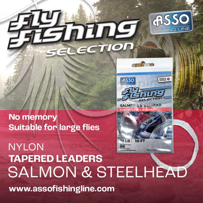 ASSO Salmon & Steelhead Tapered Leader