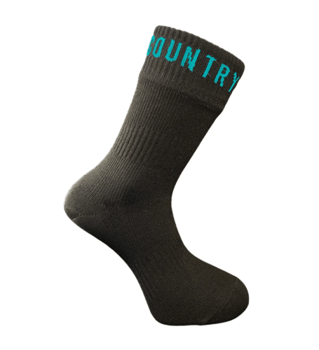 Backcountry Skinz Waterproof Mid Length Socks - Black