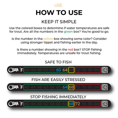 Cling Temperature Tape - Celsius
