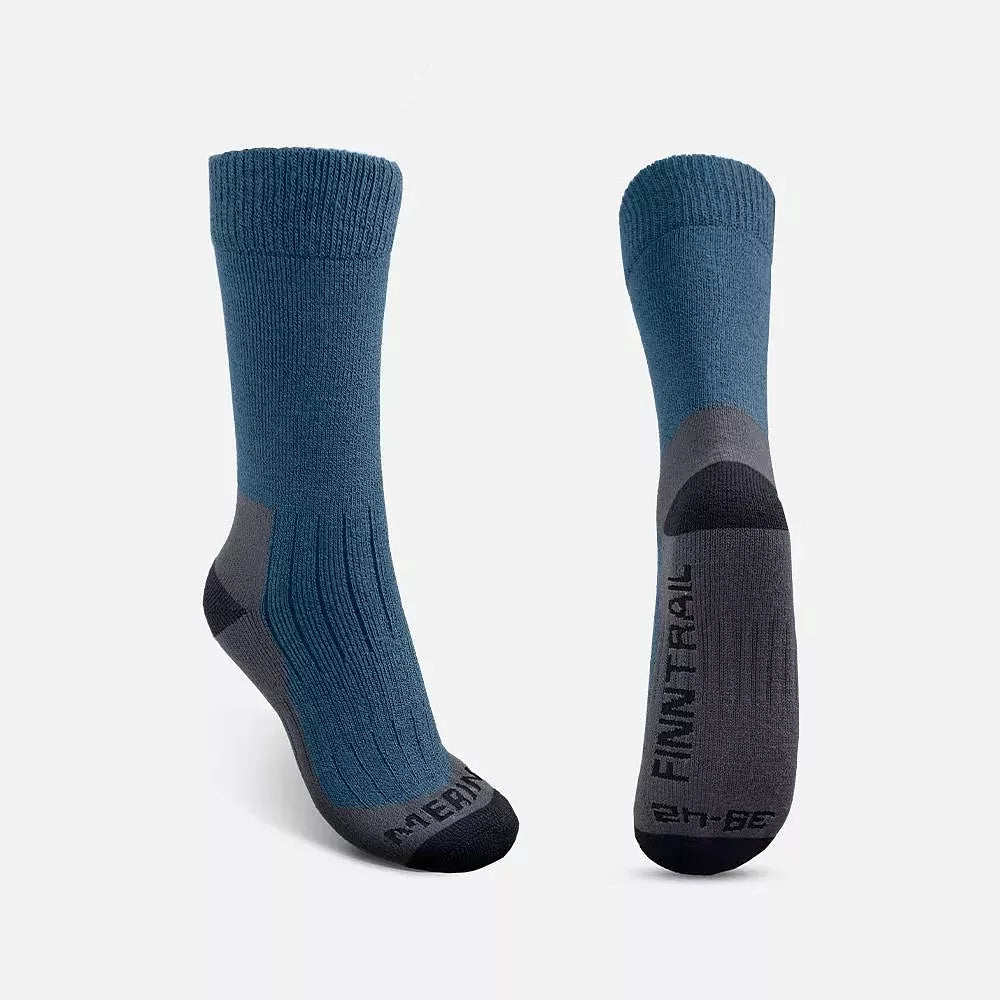 Finntrail Merino Blue 3201 thermal socks — front view