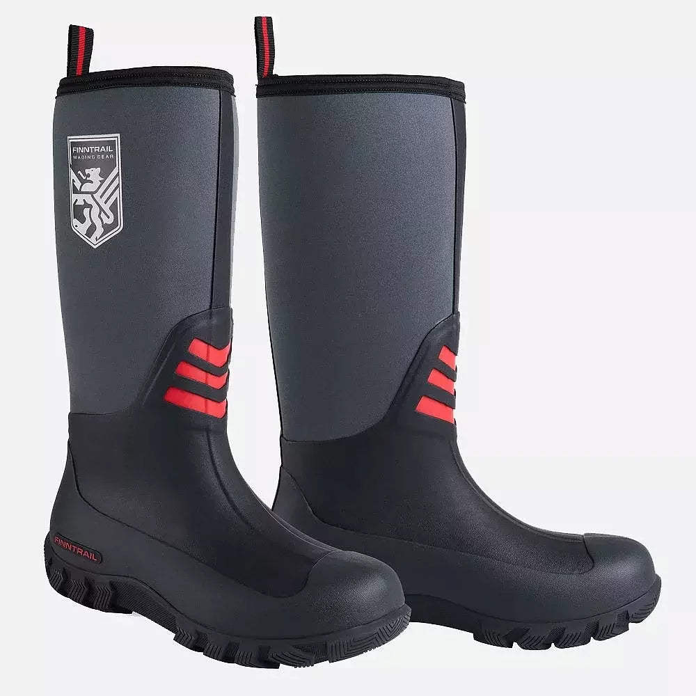 Finntrail Outlander Red 7512 rubber boots — front view