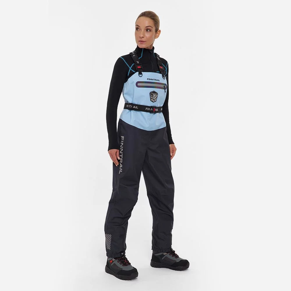 Finntrail Rachel 1520 Light Blue women's stockingfoot waders - image 4
