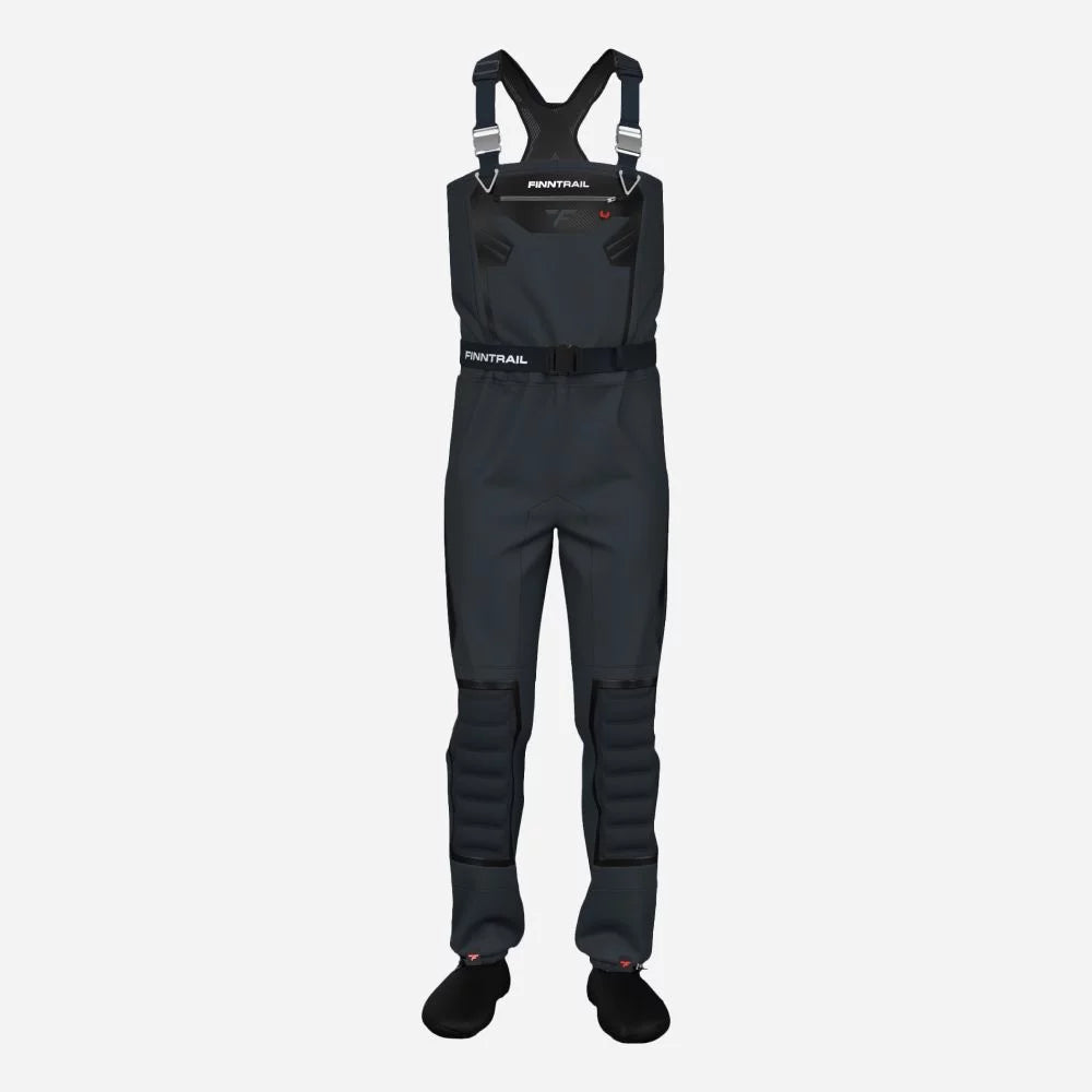 Finntrail Speedmaster Graphite 1540 stockingfoot waders — front view