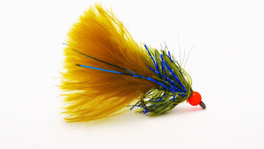 Straggle Lure Hot Head Blue Flash Damsel - Upavon Fly Fishing