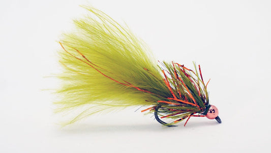 Straggle Lure Copper Flash Damsel - Upavon Fly Fishing