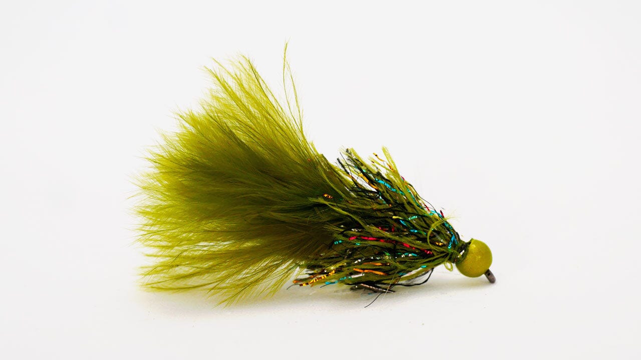 Straggle Lure Olive Mosaic - Upavon Fly Fishing