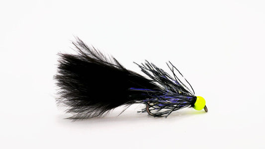 Straggle Lure UV Black - Upavon Fly Fishing