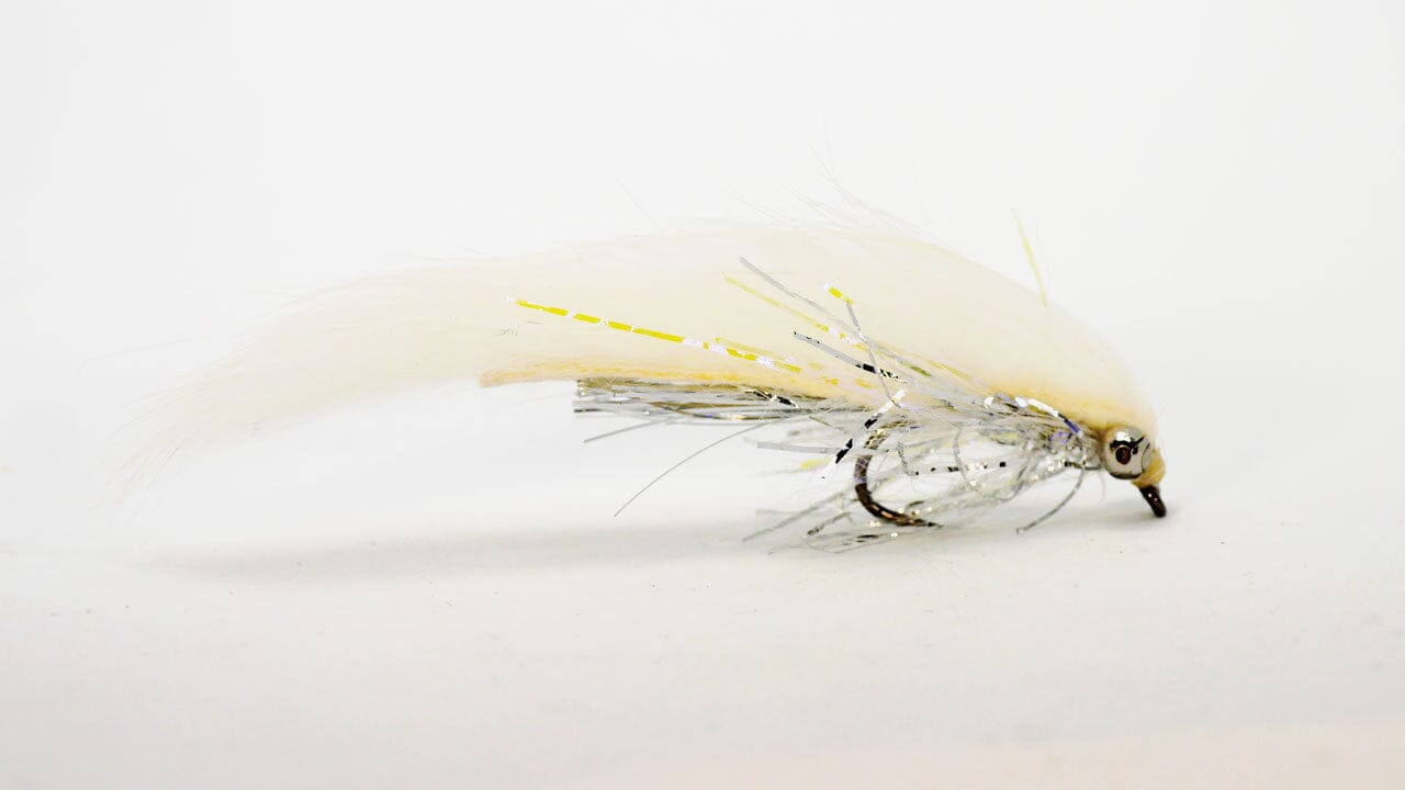Zonker Silver White - Upavon Fly Fishing