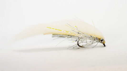 Zonker Silver White - Upavon Fly Fishing
