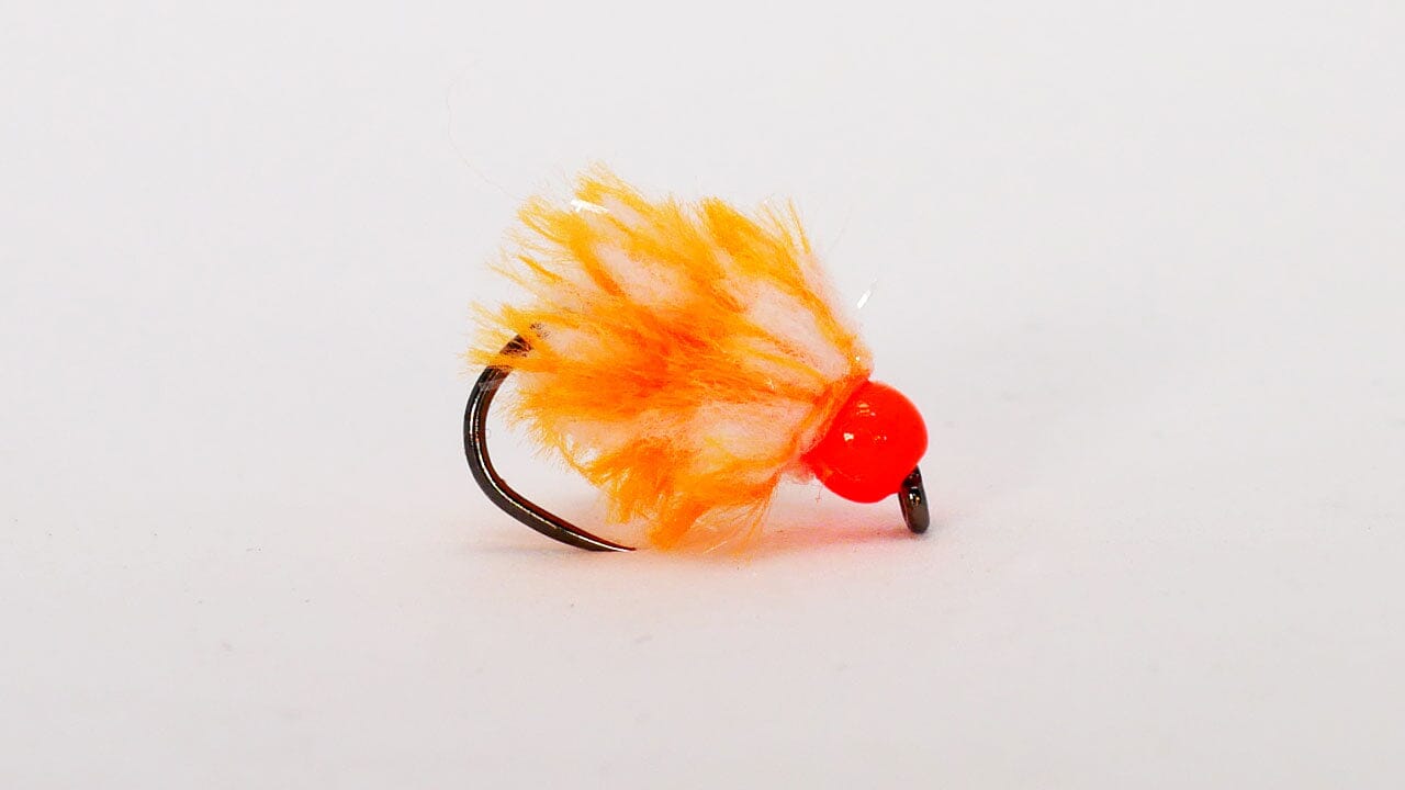 Atomic Egg Hazard Orange Weighted - Upavon Fly Fishing