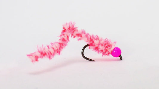 Atomic Worm Isotope Pink - Upavon Fly Fishing