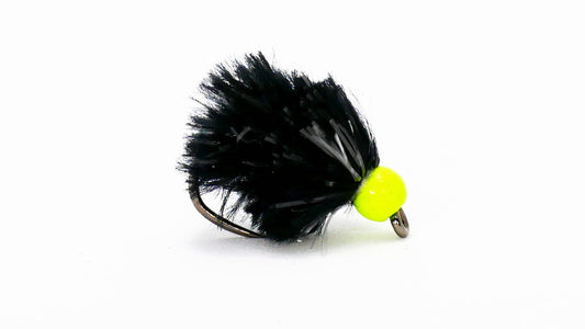 Mini Blob Black Weighted - Upavon Fly Fishing
