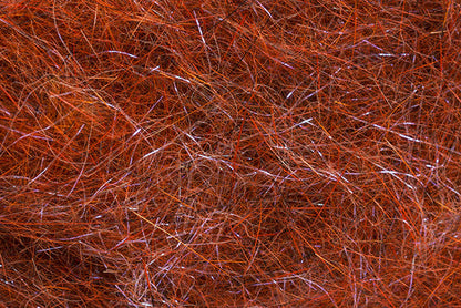 Orange Mad Rabbit Dubbing Plus fly tying material by Troutline, UV-reactive and fluffy for realistic fly patterns.