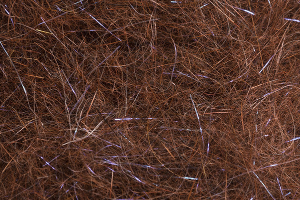 Troutline Mad Rabbit Dubbing Plus UV fly tying material in rust color, soft and textured for fly fishing lures.