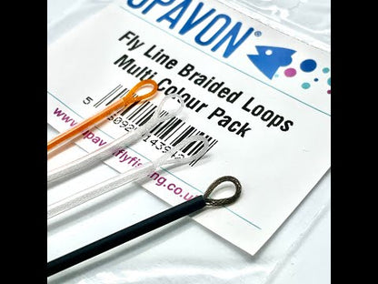 Upavon Black Shrink Tube Fly Line Braided Loops