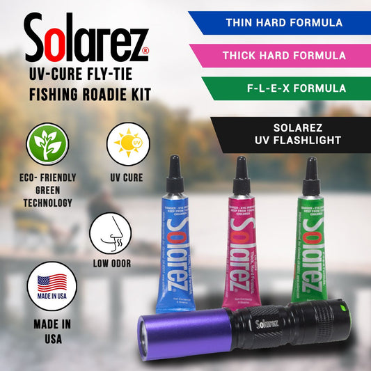 Solarez UV-Cure Fly-Tie Fishing Roadie Kit