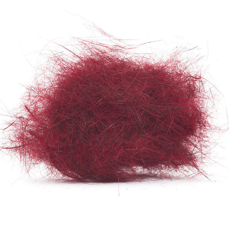Red Troutline Mad Rabbit Dubbing for fly tying, soft and textured fly tying material from Troutline.