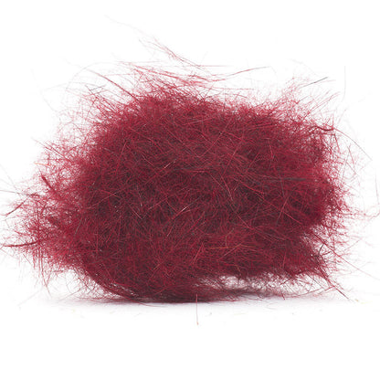 Red Troutline Mad Rabbit Dubbing for fly tying, soft and textured fly tying material from Troutline.